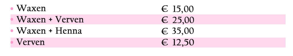 prijslijst-pearlsnstars-2022-wenkbrauwen